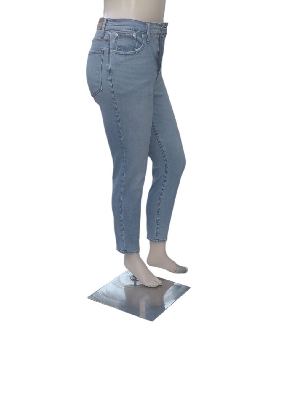 8417....Women's Madewell High-Rise Straight Leg Mom Jeans Size 28 - Picture 3 of 8